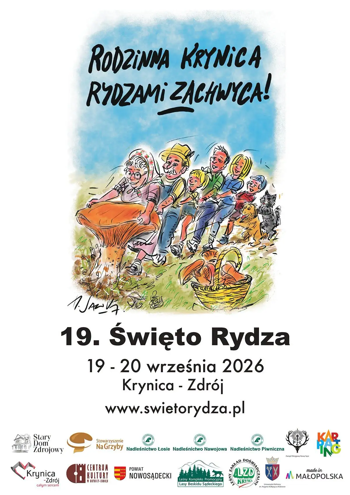 Rodzinna Krynica rydzami zachwyci. We wrześniu wielkie święto