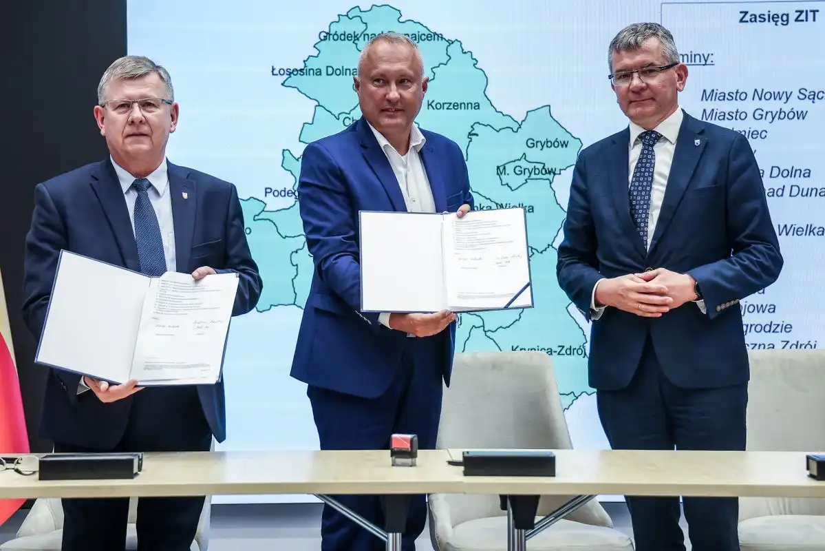 Stowarzyszenia: Gorlicki Obszar Funkcjonalny oraz Sądecki Obszar Funkcjonalny z dofinansowaniem na przygotowanie strategii dla Zintegrowanych Inwestycji Terytorialnych 2021-2027