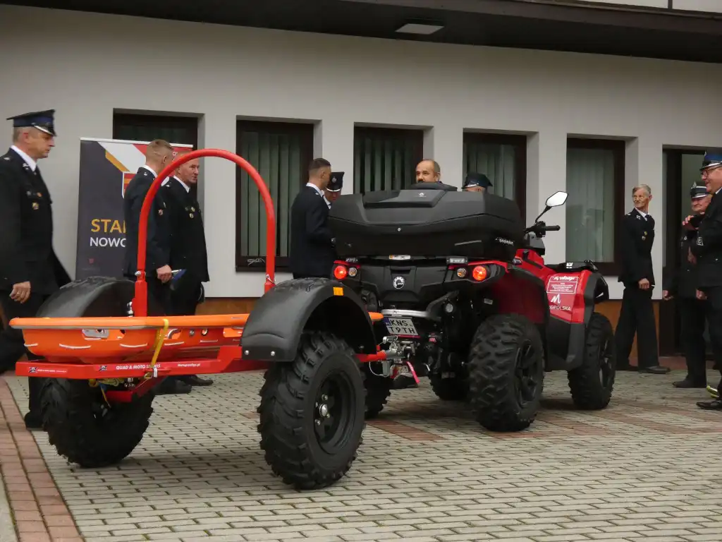 OSP Głębokie otrzymało nowoczesnego quada