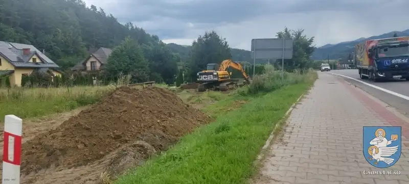 W Maszkowicach trwa rozbudowa infrastruktury wodno-ściekowej