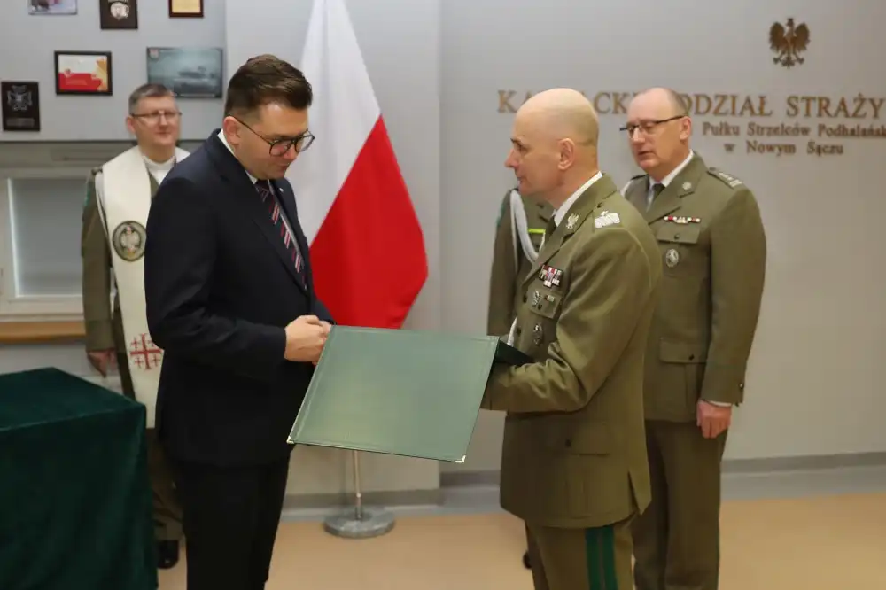 W Karpackim Oddziale Straży Granicznej odbyło się uroczyste ślubowanie