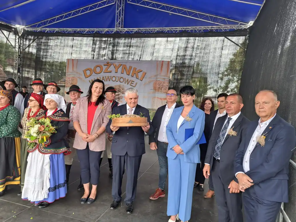 Gmina Łabowa na Dożynkach Powiatowych w Nawojowej