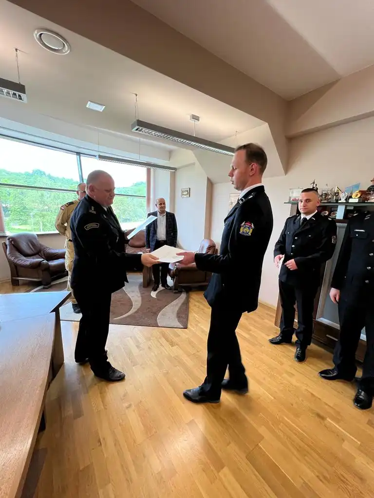 Strażacy z OSP Podegrodzie uratowali życie starszemu mężczyźnie