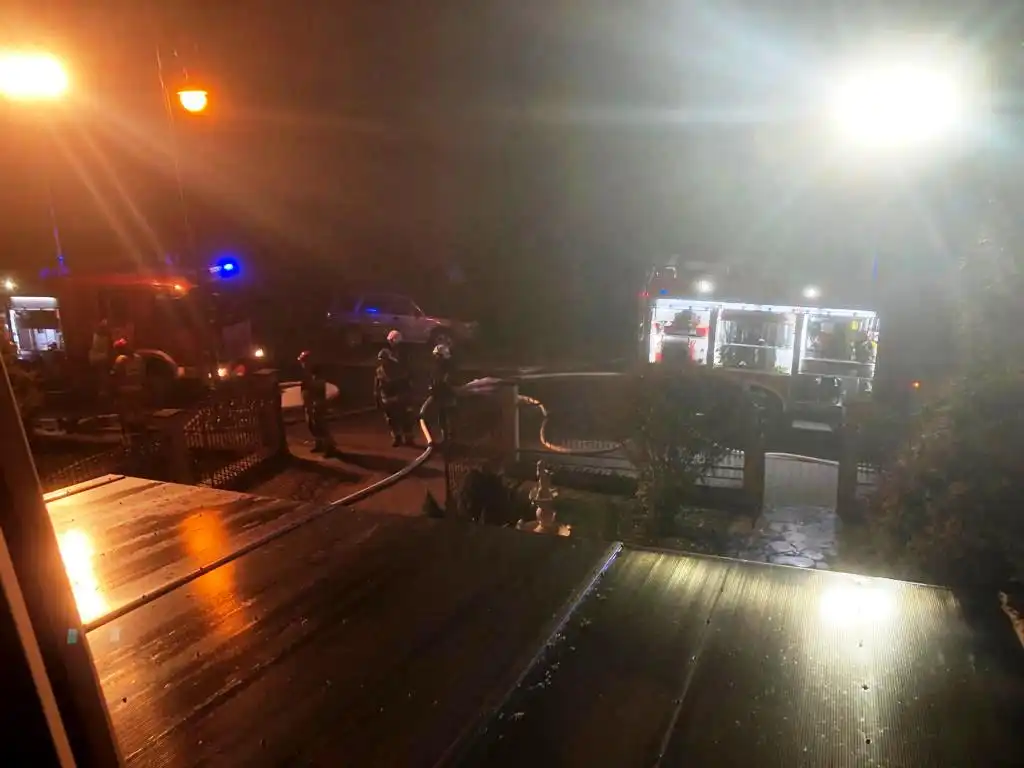 Pożar w Muszynie. Paliło się na poddaszu budynku mieszkalnego