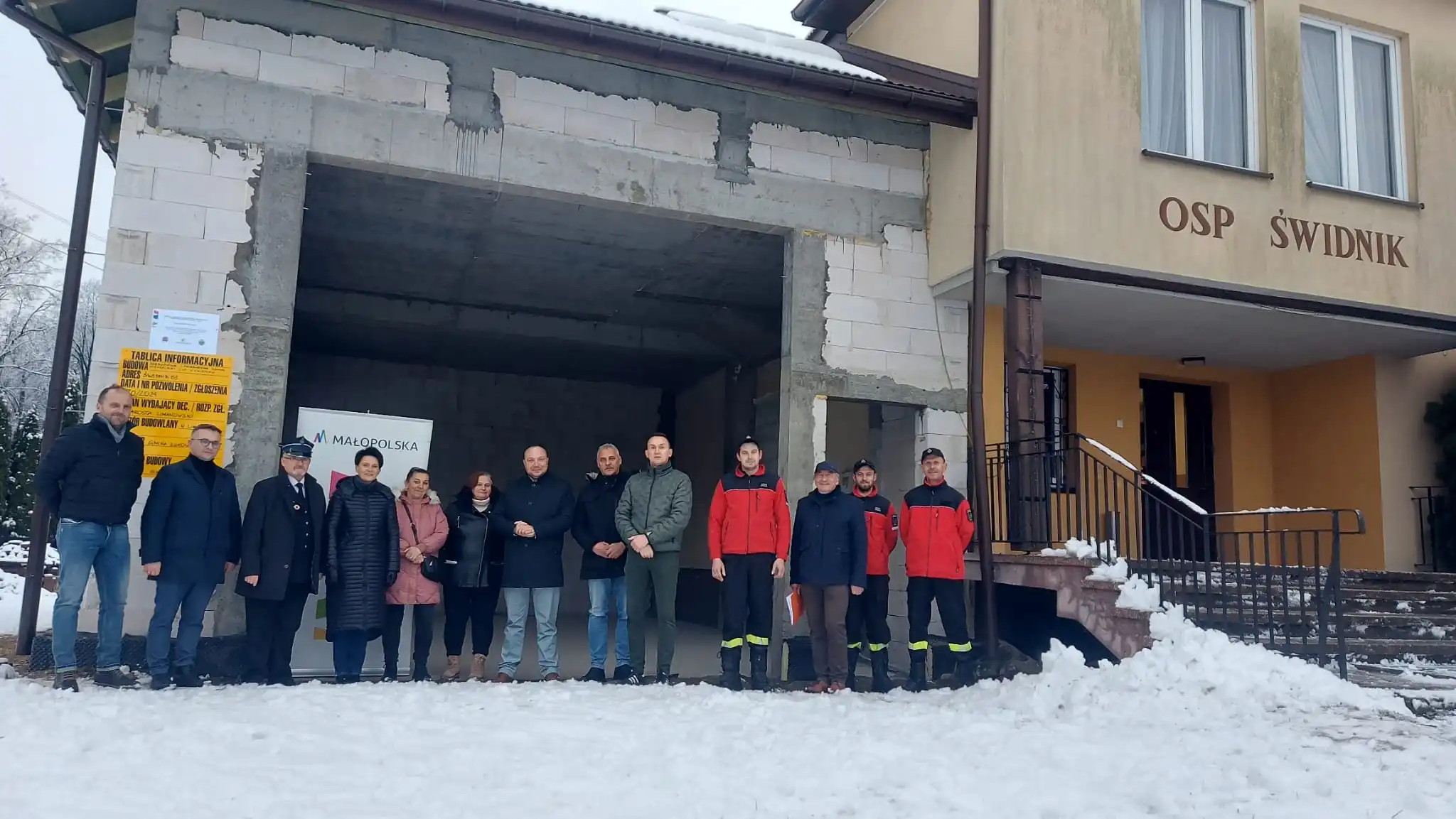 Pierwszy etap rozbudowy remizy OSP Świdnik ukończony