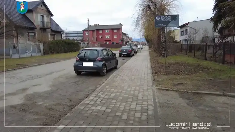 Nowy Sącz: Zakończyła się budowa chodnika przy ul. Zawiszy Czarnego