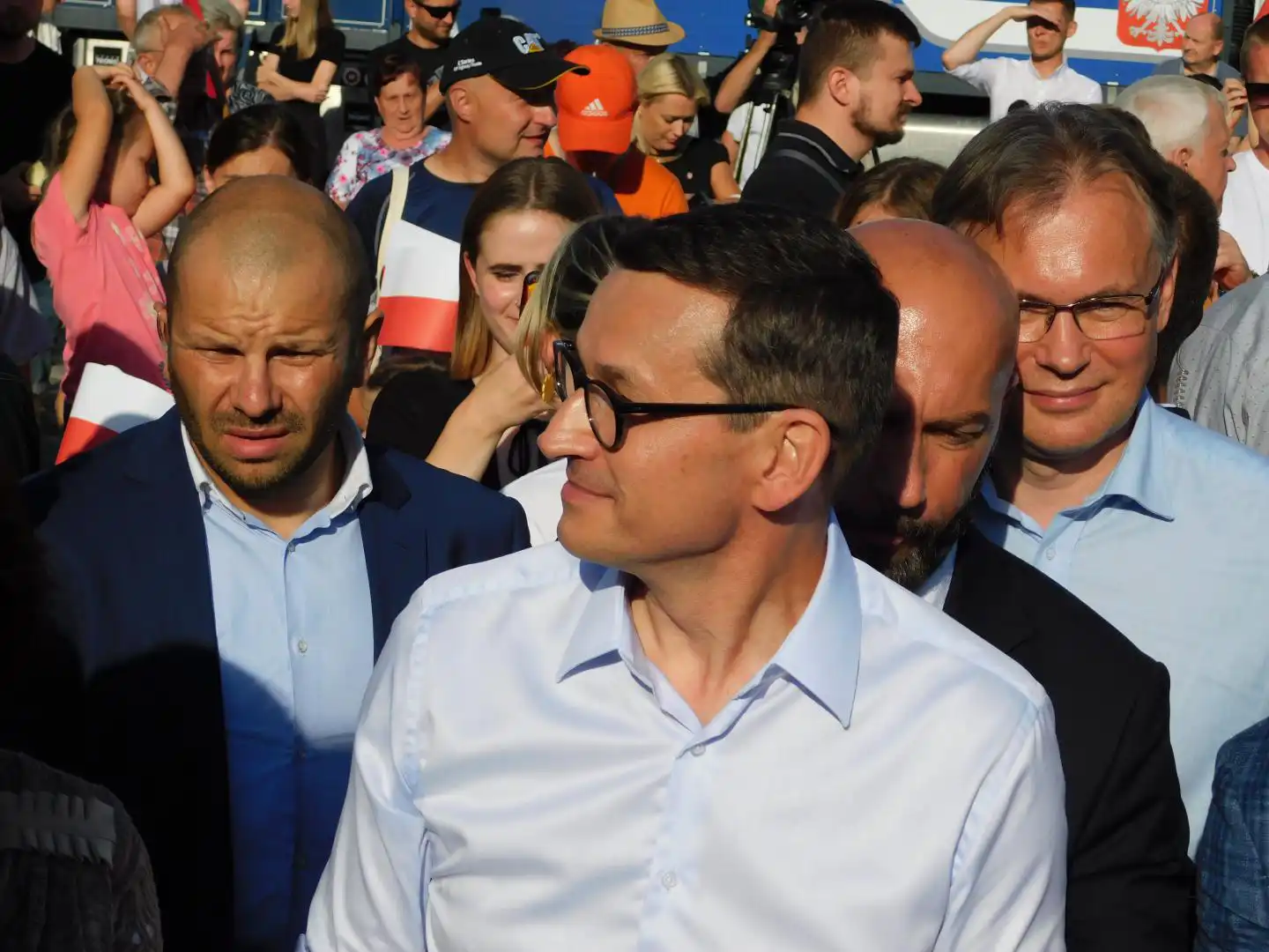 Premier Mateusz Morawiecki z wizytą w Starym Sączu [FILM]