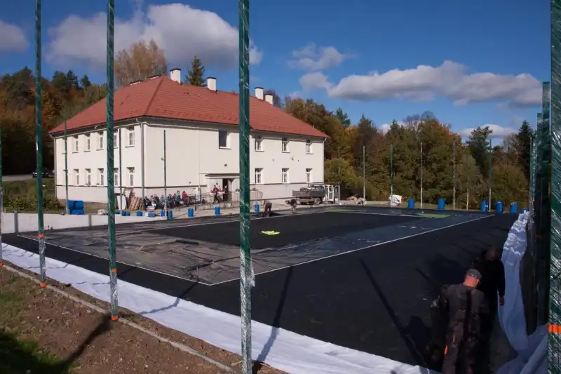 Boisko w Bukowcu nabiera kształtów