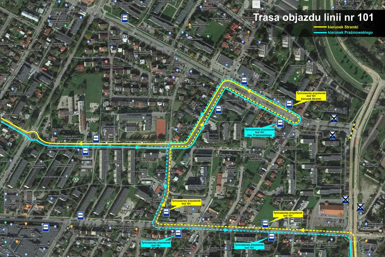 Uwaga! Od 22 września objazdy dla pięciu linii MPK