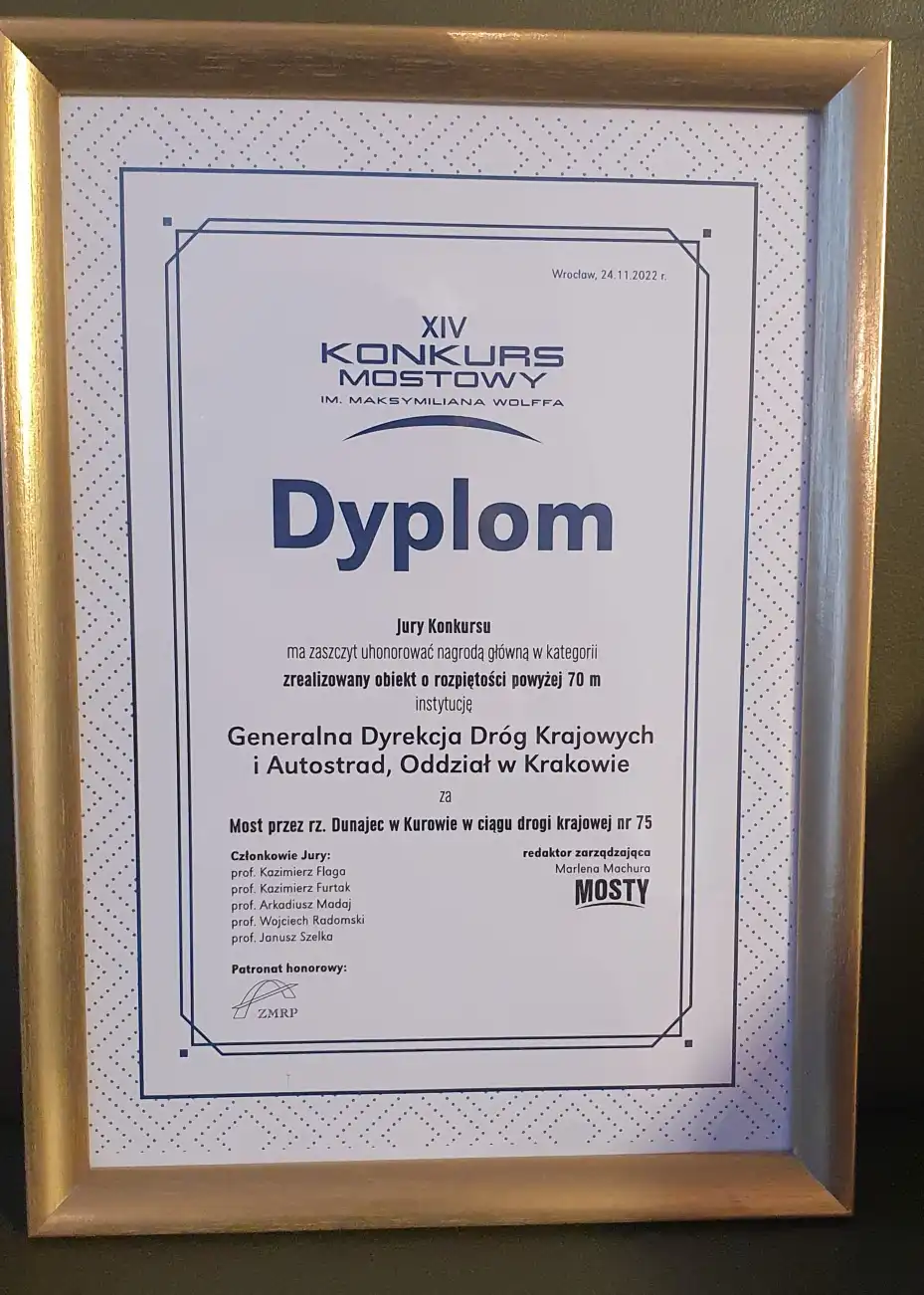 Most w Kurowie dwukrotnie nagrodzony podczas Wrocławskich Dni Mostowych