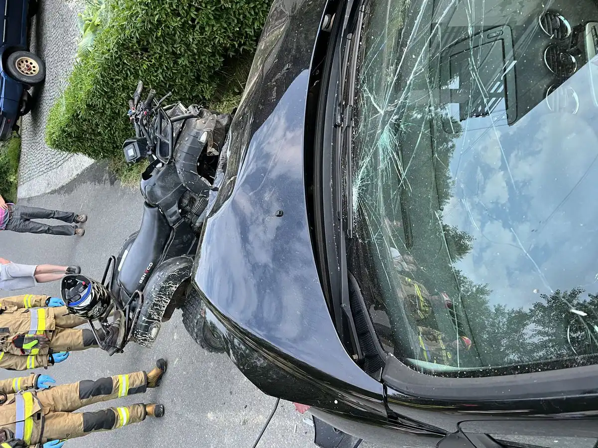 Wypadek w Mszalnicy. Osobówka zderzyła się z quadem