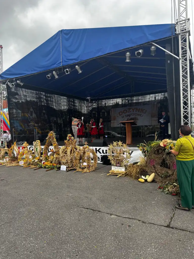 Gmina Łabowa na Dożynkach Powiatowych w Nawojowej