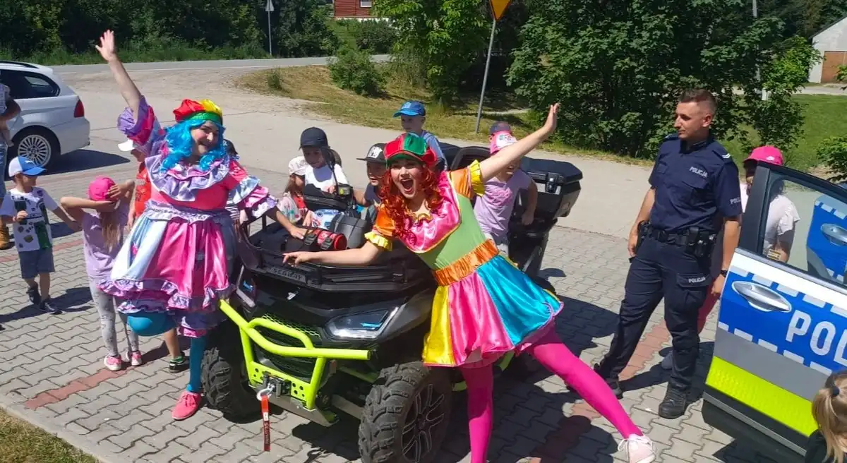 Dzień Dziecka z sądecką Policją. Mundurowi promowali bezpieczne zachowania na drodze