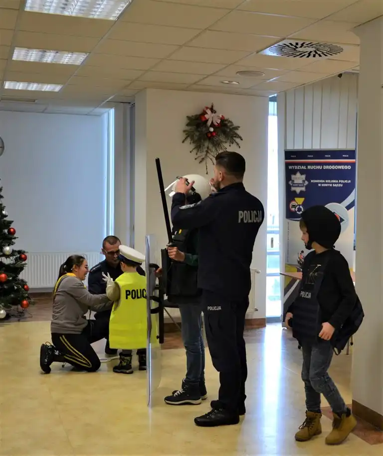 Najmłodsi odwiedzili Komendę Miejską Policji w Nowym Sączu