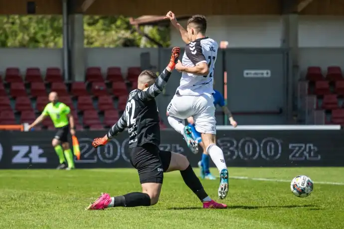 Sandecja przegrywa z Ruchem Chorzów