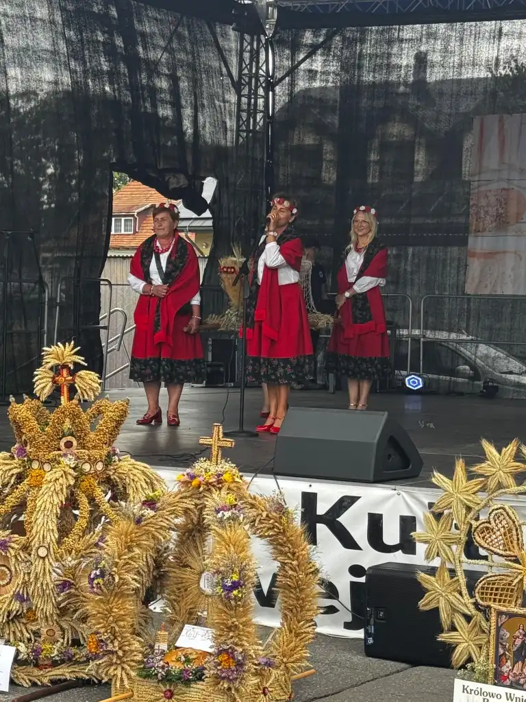 Gmina Łabowa na Dożynkach Powiatowych w Nawojowej