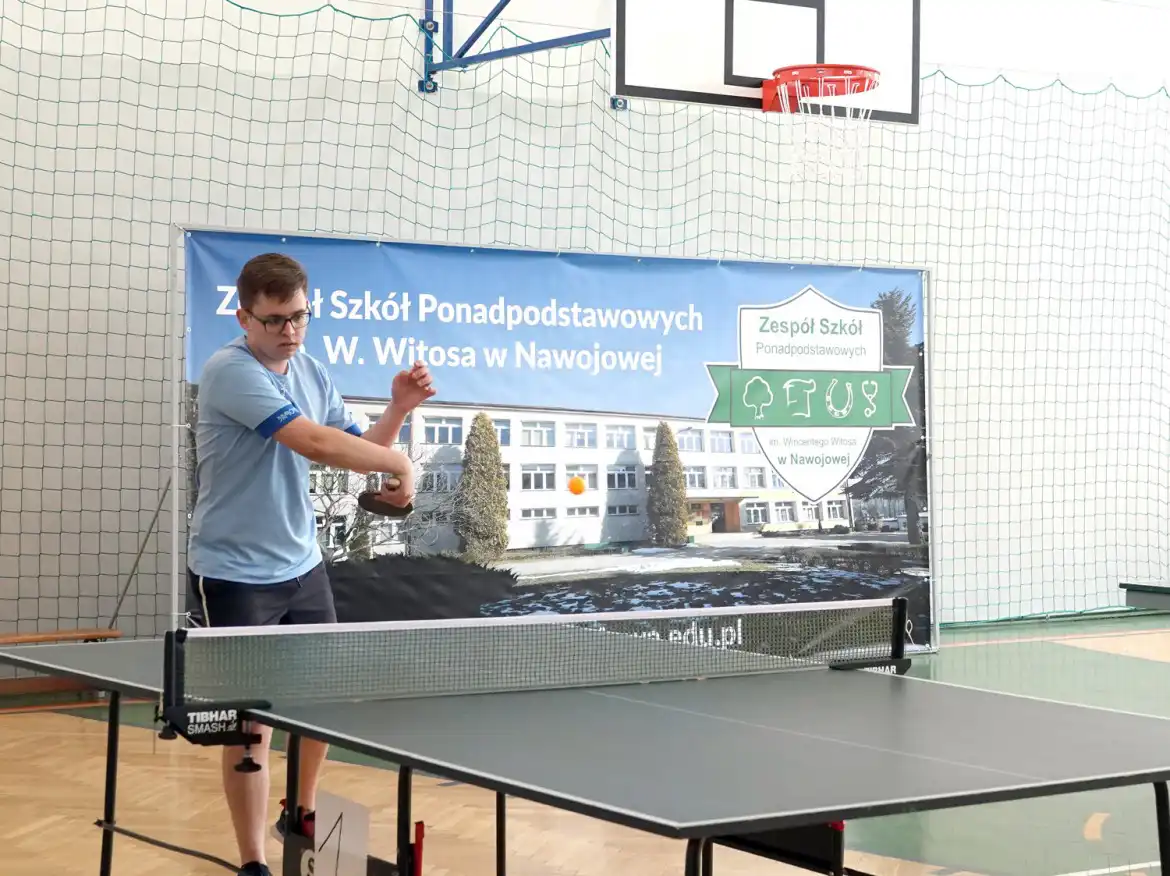 W ZSP w Nawojowej rozegrano turniej tenisa stołowego