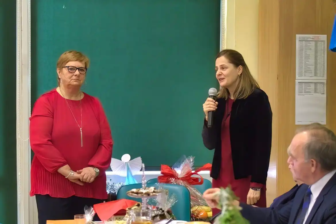 Spotkanie wigilijne w Powiatowym Ośrodku Wsparcia w Muszynie