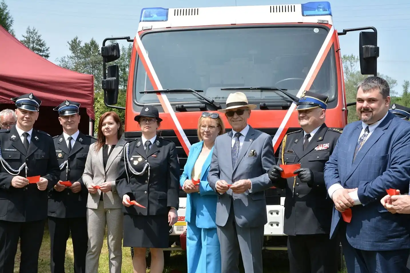 OSP z Lipnicy Wielkiej ma nowy samochód ratowniczo-gaśniczy