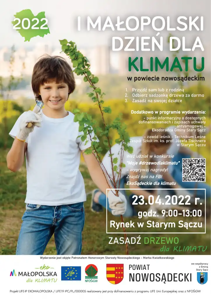 23 kwietnia na starosądeckim rynku I Małopolski Dzień dla Klimatu