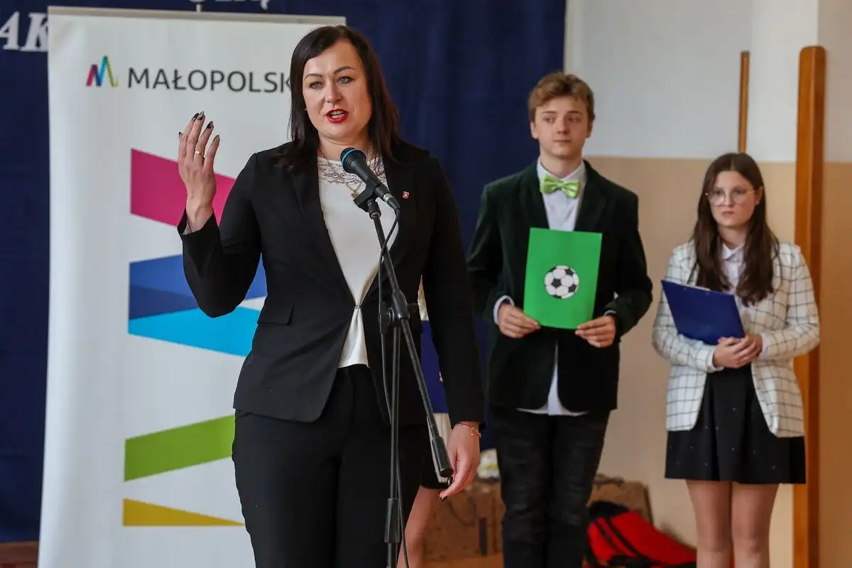 Marszałek Witold Kozłowski z wizytą w gminie Łabowa