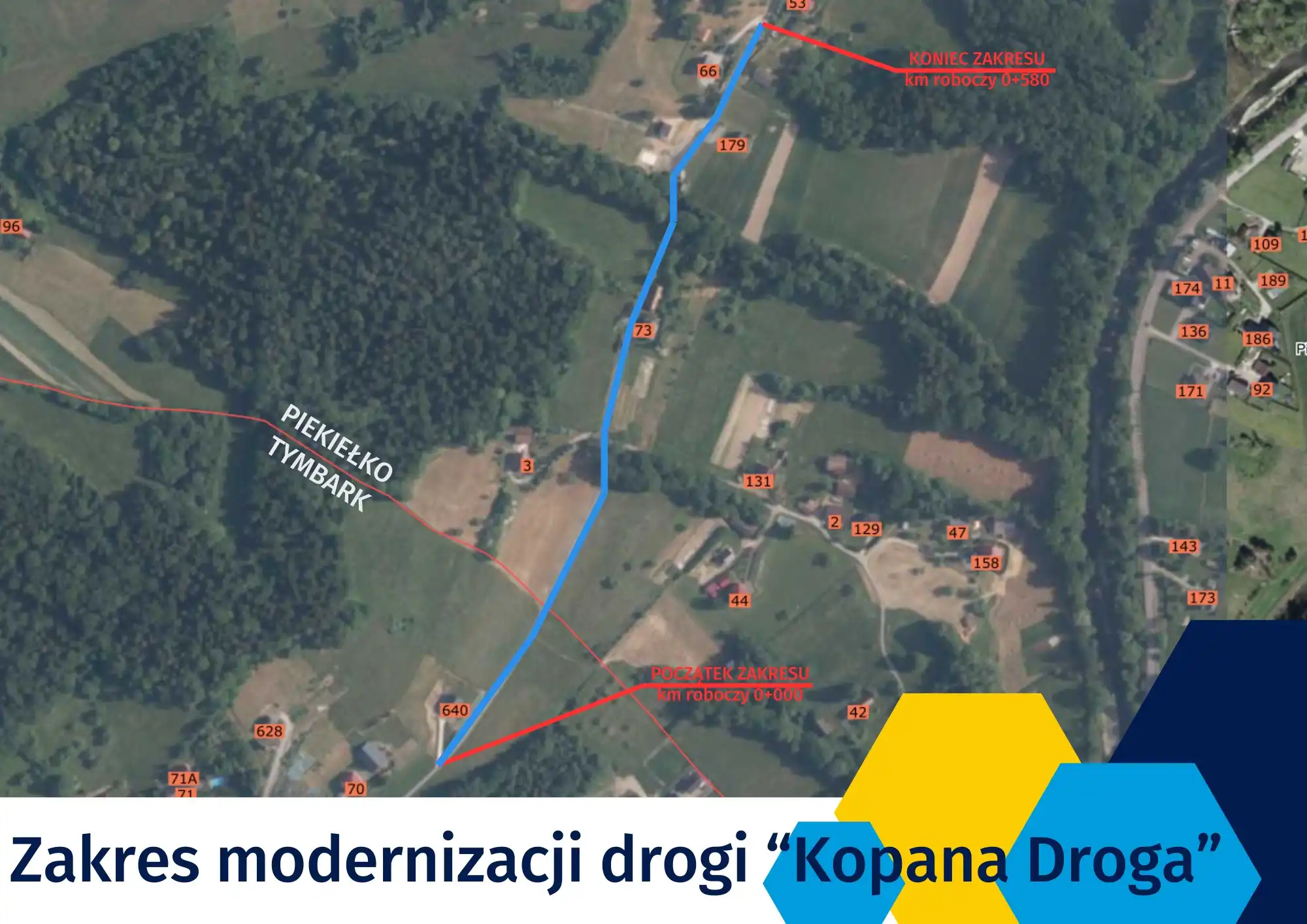 Nowe oblicze „Kopanej Drogi”. Trwa modernizacja ważnej trasy w gminie Tymbark