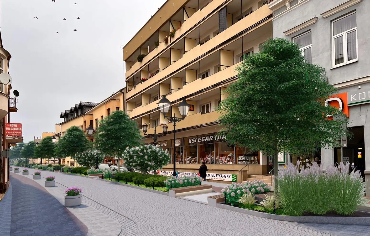 Zielona rewolucja w Gorlicach. Centrum miasta zyska więcej zieleni i przestrzeni publicznych