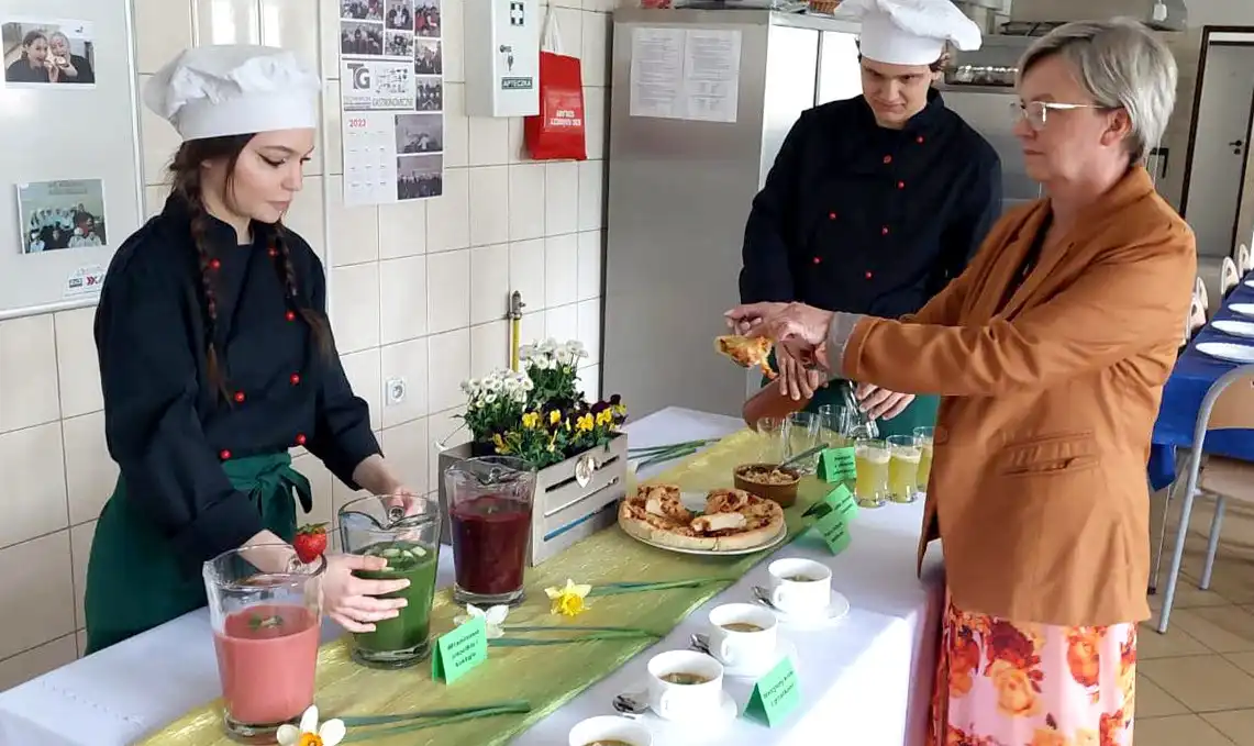 Kuchnia zero waste w ZSP w Krynicy-Zdroju