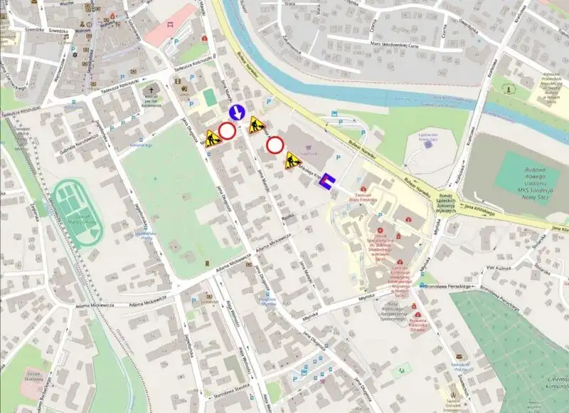 Uwaga kierowcy! Utrudnienia na ulicach Nowego Sącza. MZD zapowiada kolejne prace drogowe