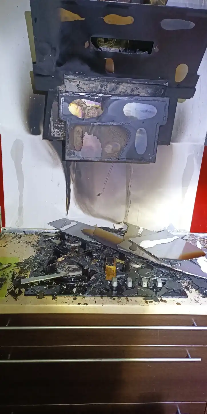 Łącko: Pożar kuchenki gazowej w kuchni. Interweniowali strażacy