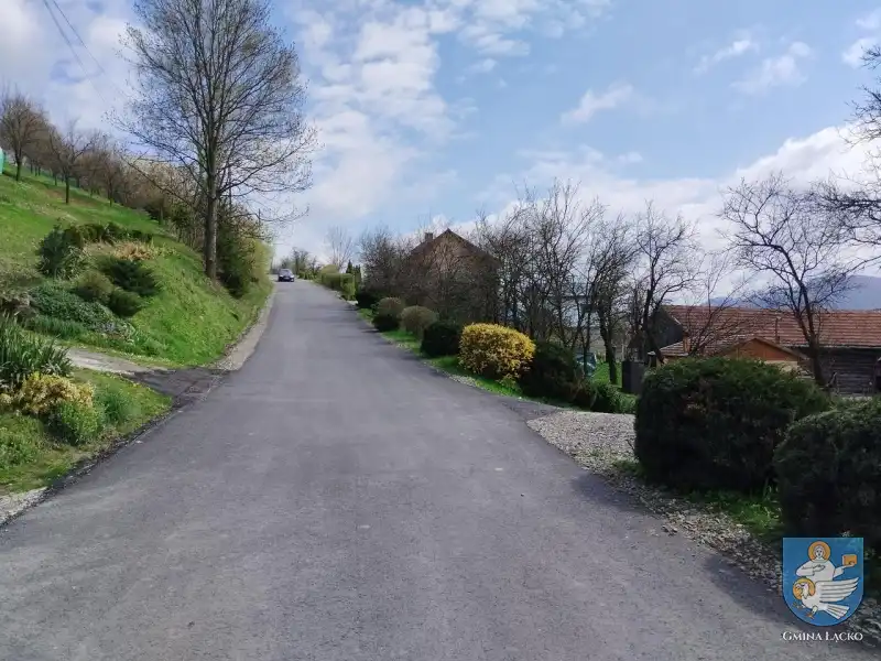 Trwa modernizacja dróg w Gminie Łącko