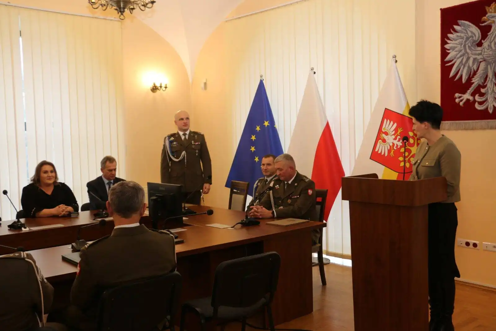 Zmiana Dowódcy w 114 Batalionie Lekkiej Piechoty w Limanowej