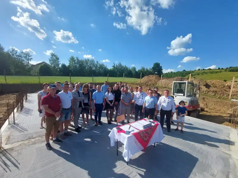 Akt erekcyjny pod inwestycję w Łyczanej wmurowany