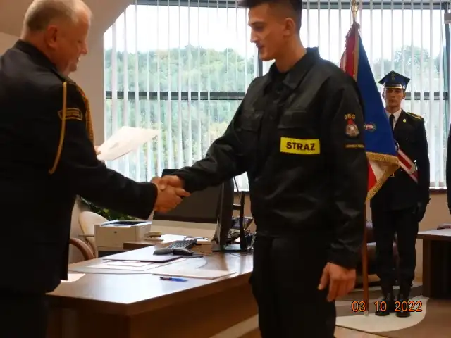 Uroczyste ślubowanie w KM PSP Nowy Sącz