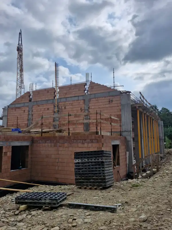 Nowa sala gimnastyczna w Skrudzinie nabiera kształtów