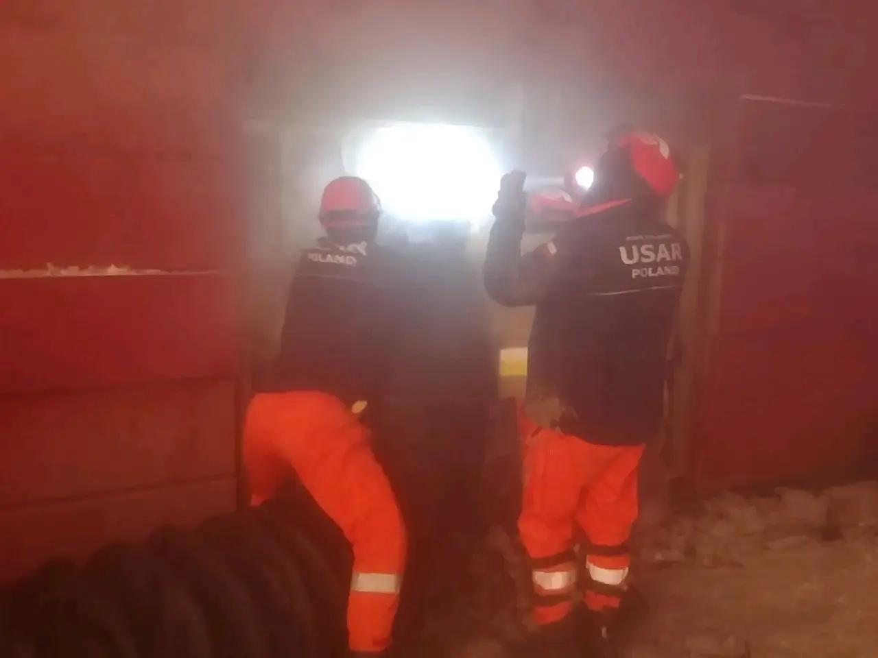 Strażacy SGPR 'Nowy Sącz' pomagali w gaszeniu pożaru archiwum w Krakowie