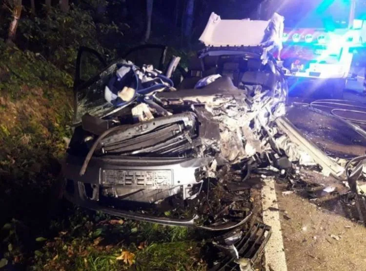 Zderzenie dwóch samochodów osobowych w miejscowości Łyczanka 