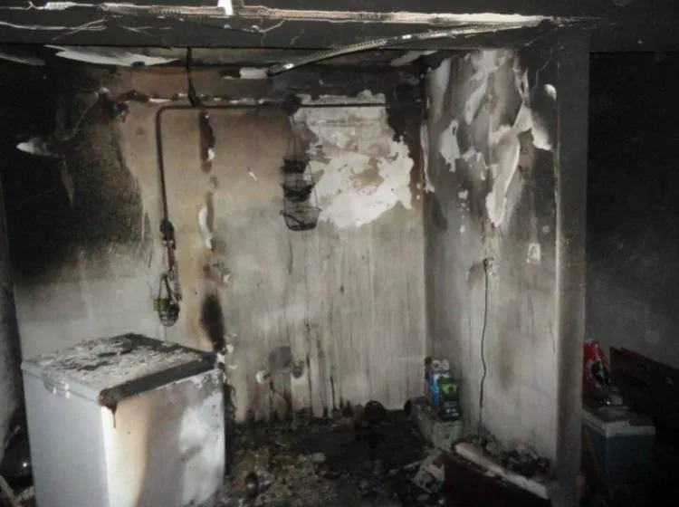 Pożar w bloku mieszkalnym w Krynicy-Zdroju