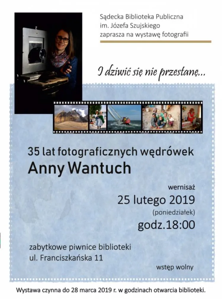 Wernisaż wystawy "I dziwić się nie przestanę..." Anny Wantuch