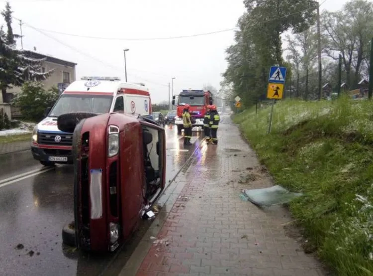 Poważny wypadek na Nawojowskiej