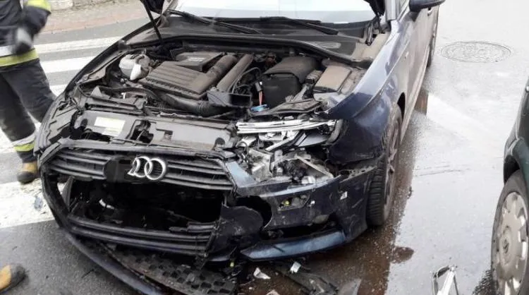 wypadek ul. Paderewskiego Nowy Sącz