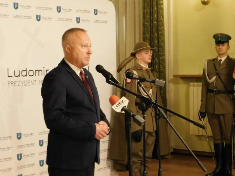 wręczenie patentu oficerskiego Nowy Sącz