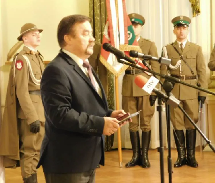 wręczenie patentu oficerskiego Nowy Sącz