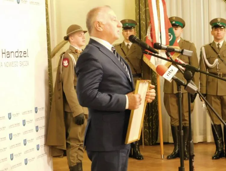 wręczenie patentu oficerskiego Nowy Sącz