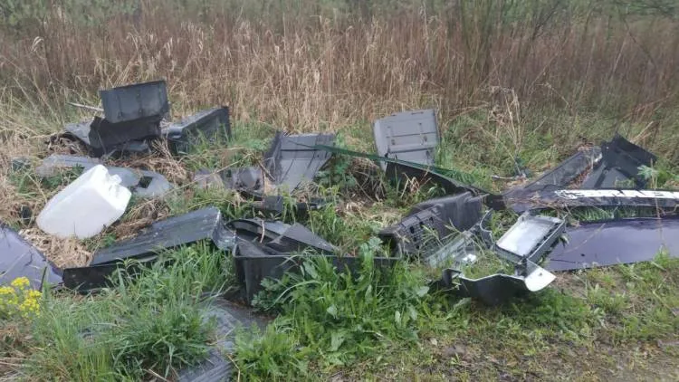 Wysypisko śmieci Podrzecze stawy