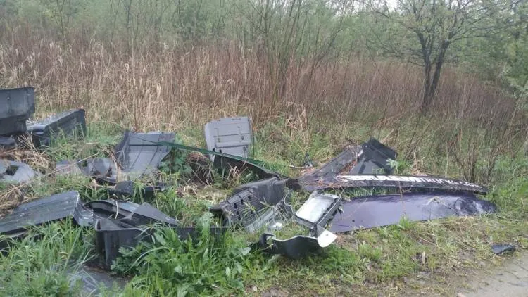 Wysypisko śmieci Podrzecze stawy