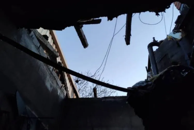 pożar budynku gospodarczego Moszczenica Wyżna