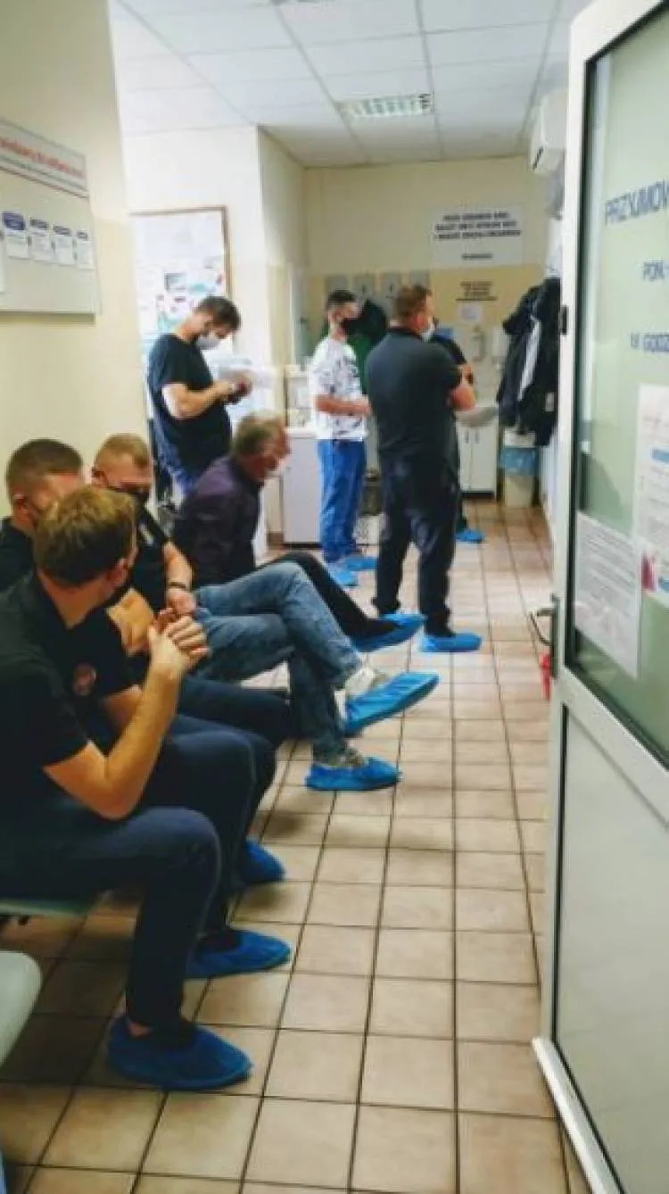 strażacy oddawali krew Nowy Sącz