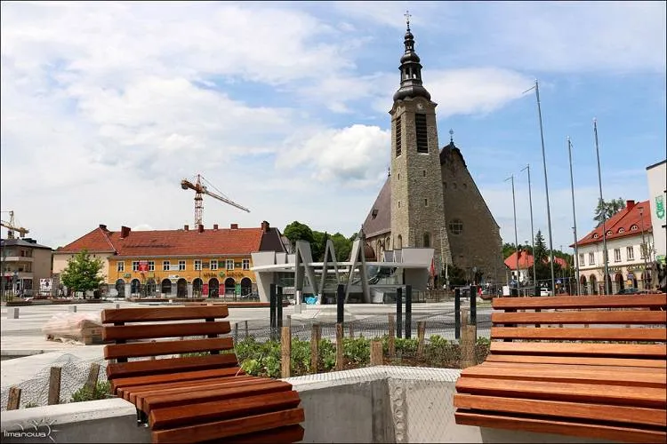 Trwa rewitalizacja Parku Miejskiego i Rynku w Limanowej
