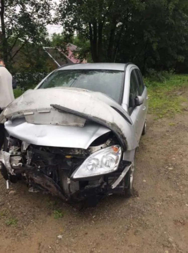 Zderzenie dwóch osobówek Woli Kosnowej